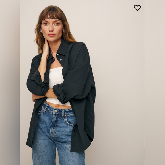 Reformation Layne Jacket | black 🎉NWT🎀 - Picture 5 of 8